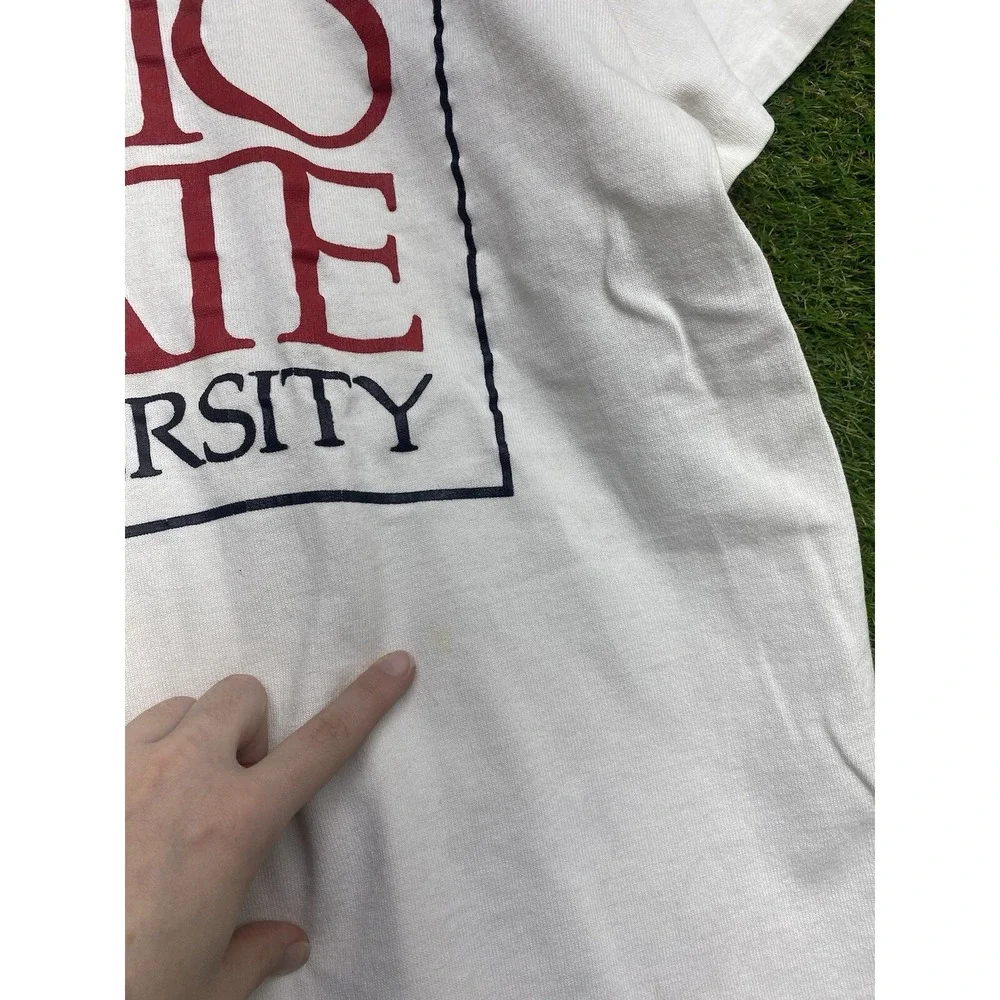 Ohio State Buckeyes Champion Shirt Mens Medium M Single Stitch OSU University